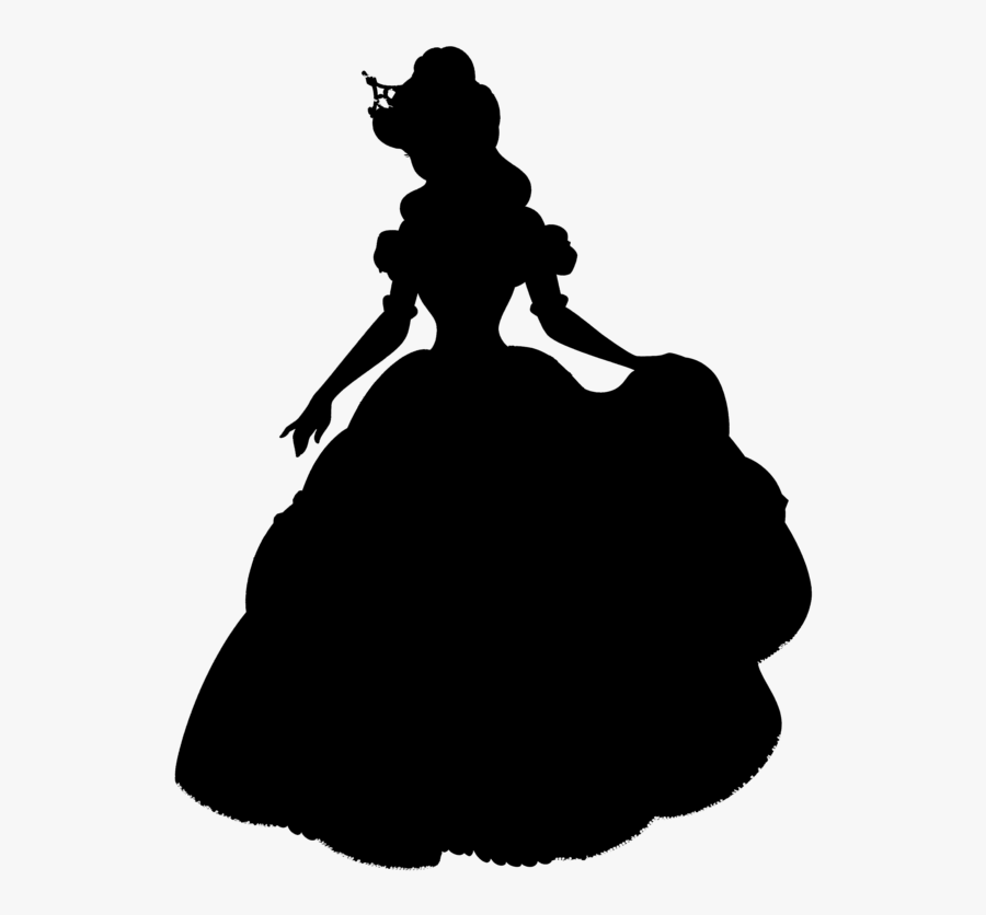 Belle Beast Rapunzel Minnie Mouse Disney Princess - Silhouette Beauty ...