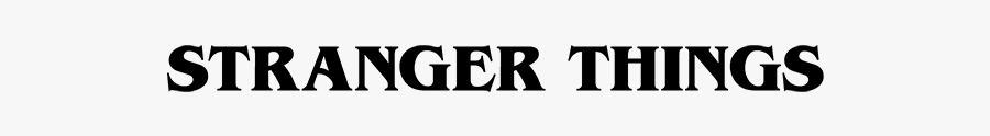 Clip Art Free Stranger Things Font - Khan Bank, Transparent Clipart