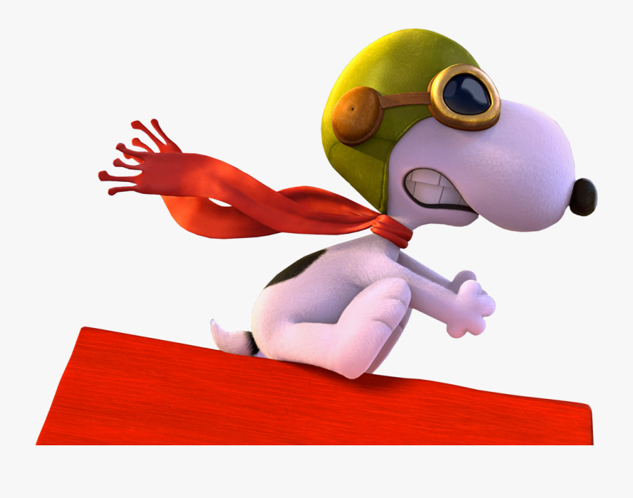 Transparent Great Pumpkin Clipart - Snoopy Flying Ace Peanuts Movie, Transparent Clipart