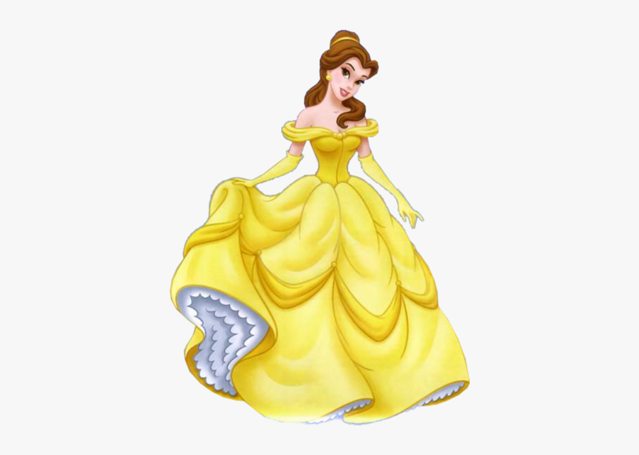 Belle Png - Belle - Yellow Dress Belle Beauty And The Beast Cartoon, Transparent Clipart