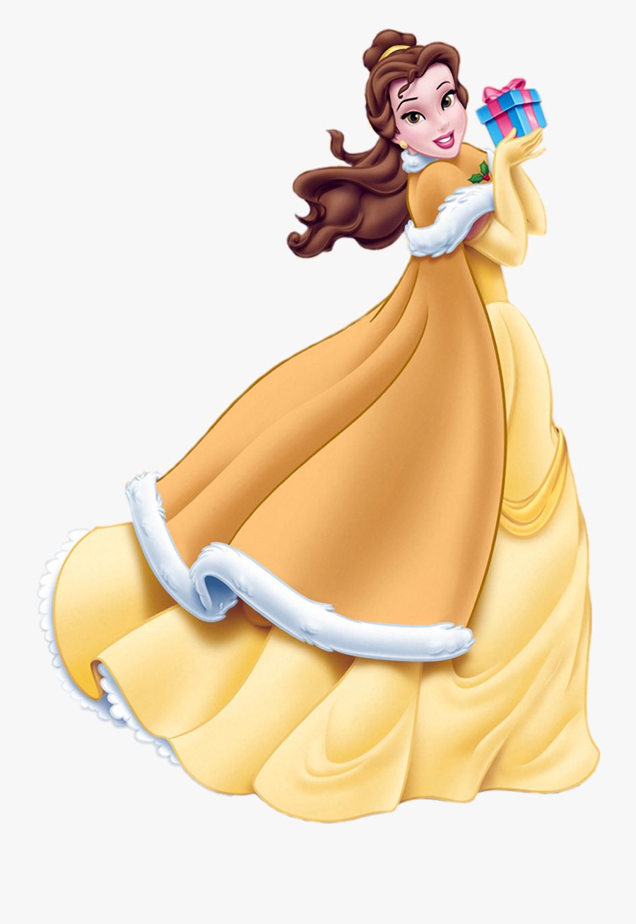 Disney Princess Christmas Belle , Free Transparent Clipart - ClipartKey