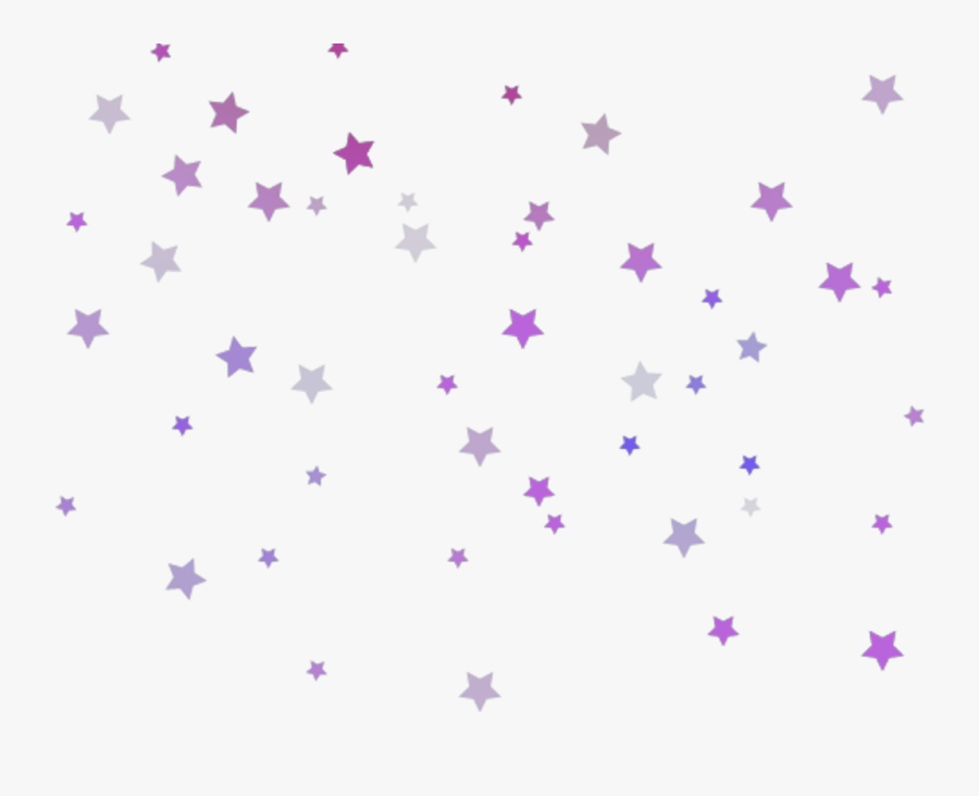 Purple Glitter Stars Png, Transparent Clipart