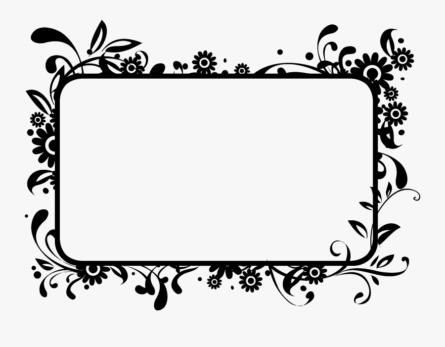 14 Cliparts For Free - Frame Black And White, Transparent Clipart