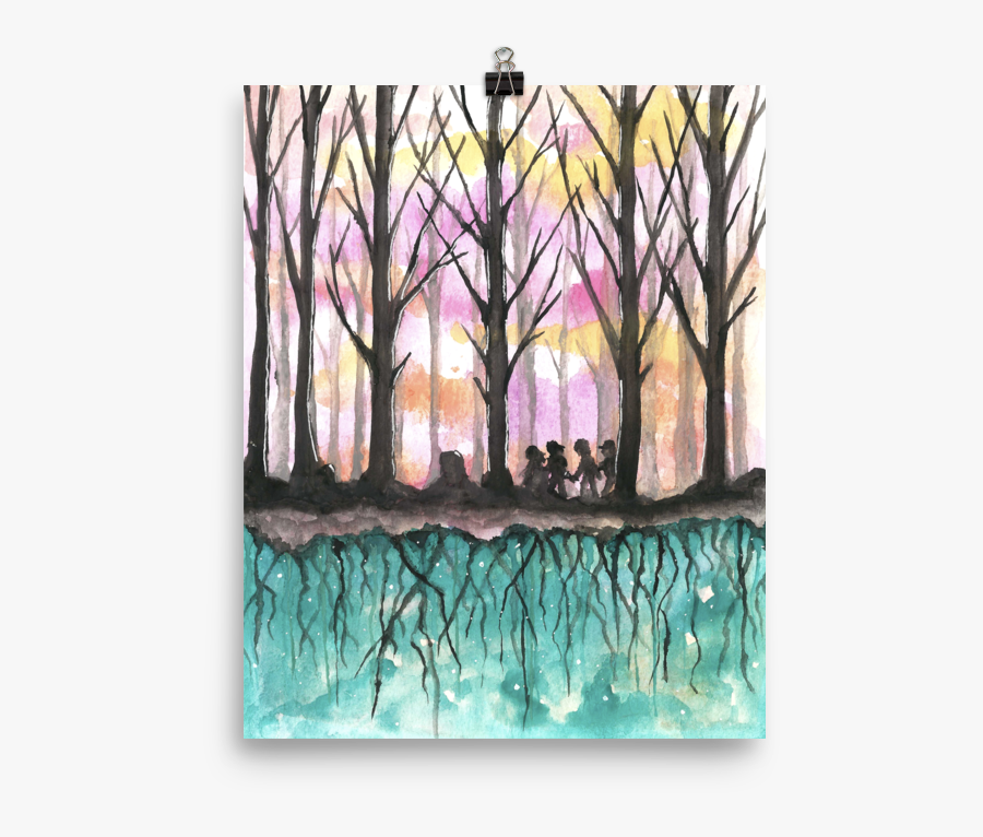 The Upside Down - Stranger Things Upside Down Poster, Transparent Clipart