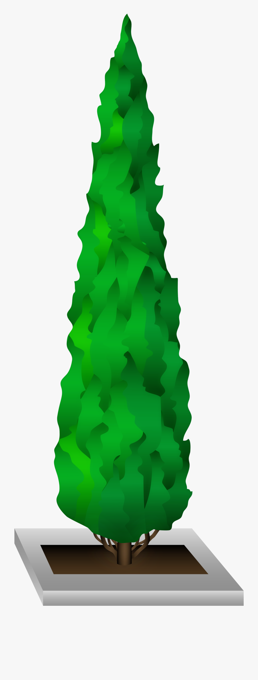 Green Decorative Tree Png Clipart - Christmas Tree, Transparent Clipart