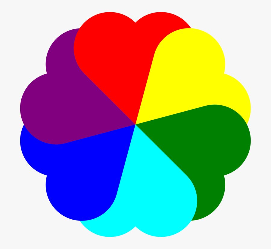 Transparent Rainbow Hearts Png - Rainbow Love Icon Png, Transparent Clipart