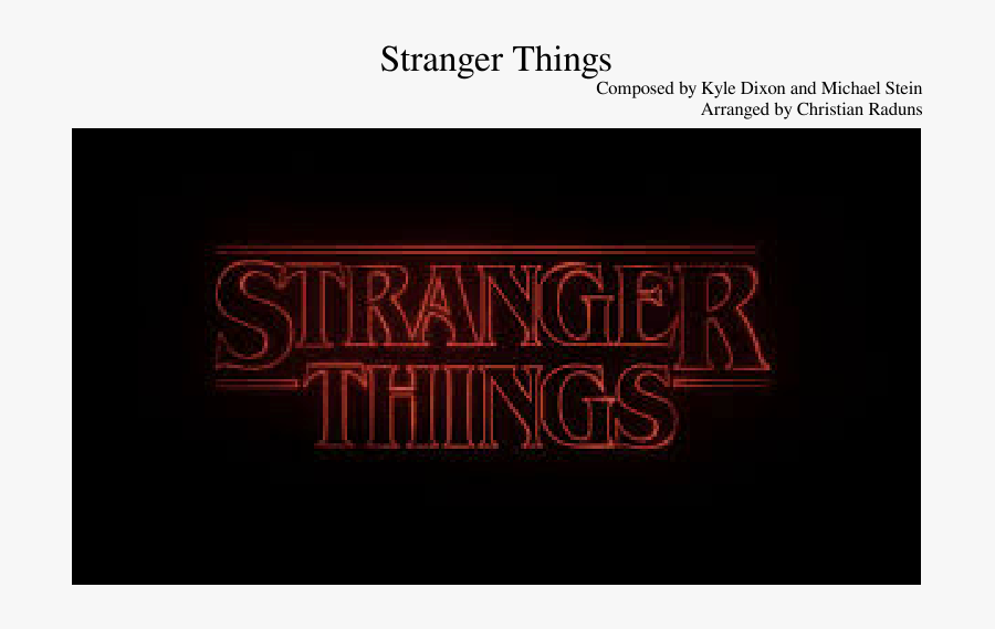 Stranger Things Main Theme - Darkness, Transparent Clipart