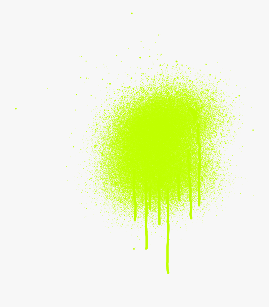 Transparent Paint Colors Clipart - Green Spray Paint Splatter, Transparent Clipart