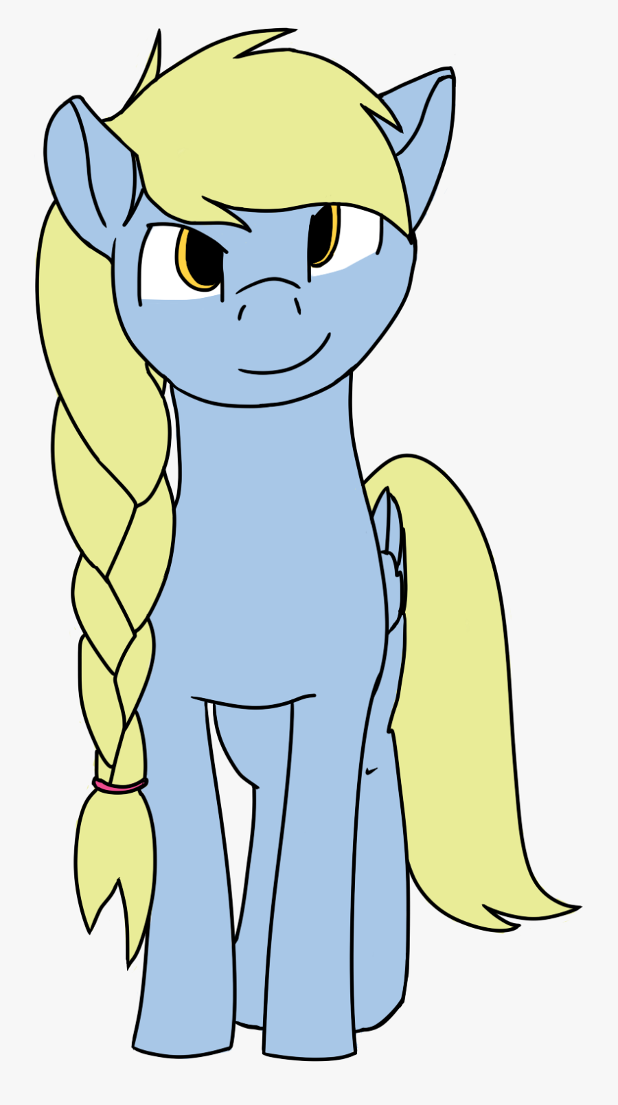 Barhandar, Braid, Derpibooru Exclusive, Flat Colors, - Cartoon, Transparent Clipart