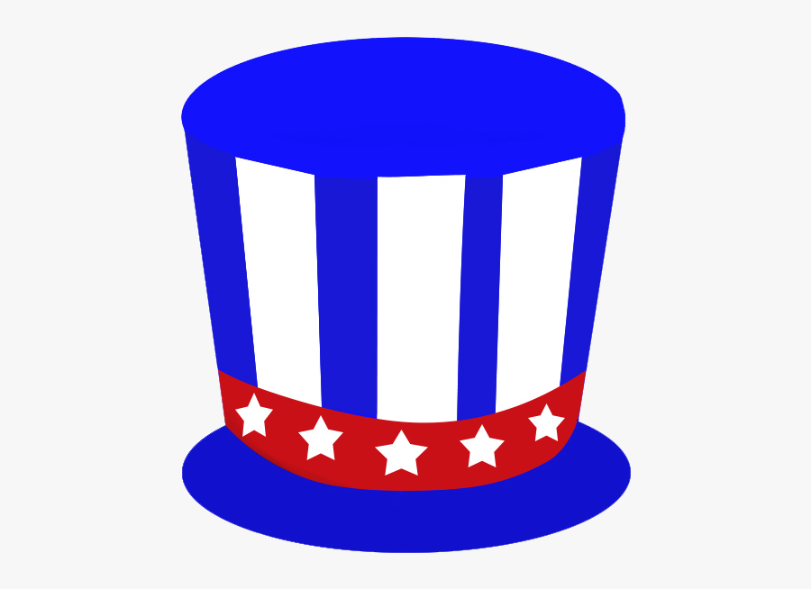 Hat For 4th Of July Blue - Fourth Of July Clip Art Hat, Transparent Clipart