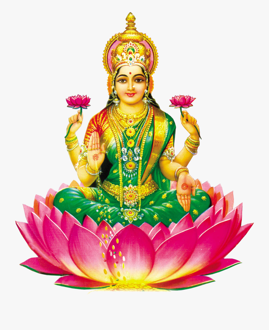 God Lakshmi Png, Transparent Clipart