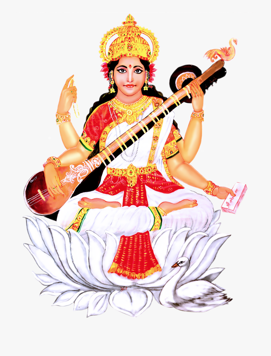 Saraswati Png Transparent Images is a free transparent background clipart i...