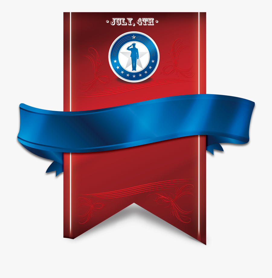 4th Of July Banner Hd Png, Transparent Clipart