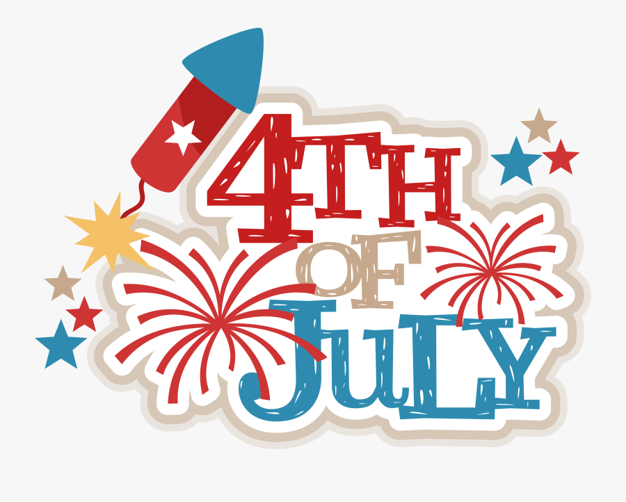 Transparent Free July 4th Clipart - July 4th Fireworks Clip Art, Transparent Clipart
