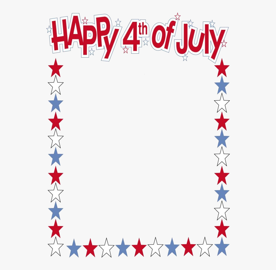 4th Of July Free Fourth Images Clip Art Transparent - Fourth Of July Border, Transparent Clipart
