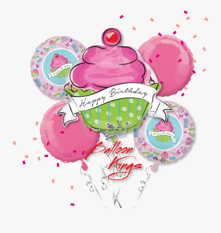Happy Birthday Clipart Bouquet - Balloon, Transparent Clipart