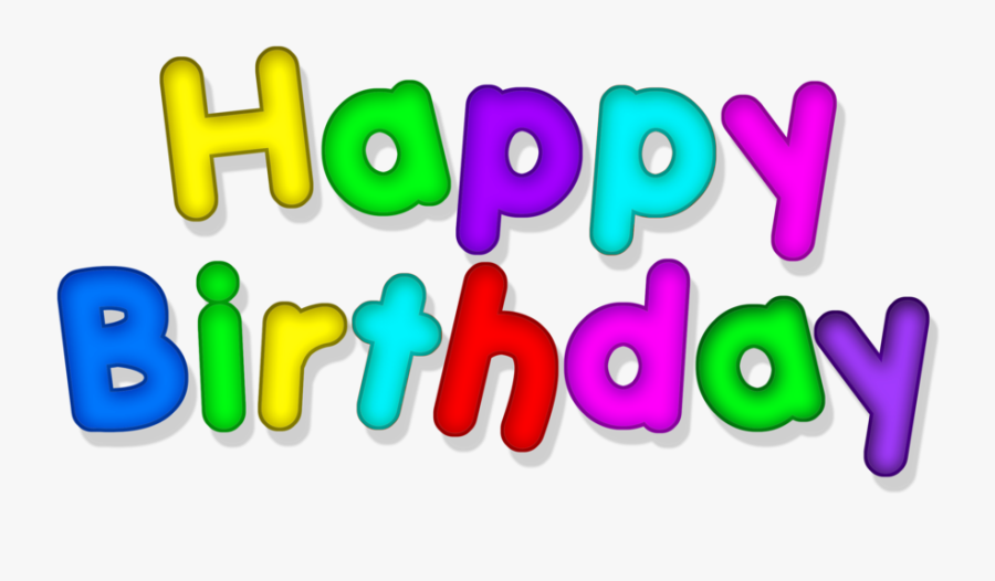 Happy Birthday Png, Birthday Text, Birthday Cards,, Transparent Clipart
