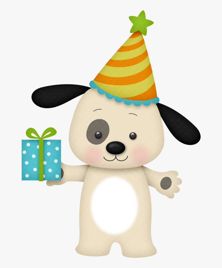 Transparent Birthday - Dog With Birthday Hat Clipart, Transparent Clipart