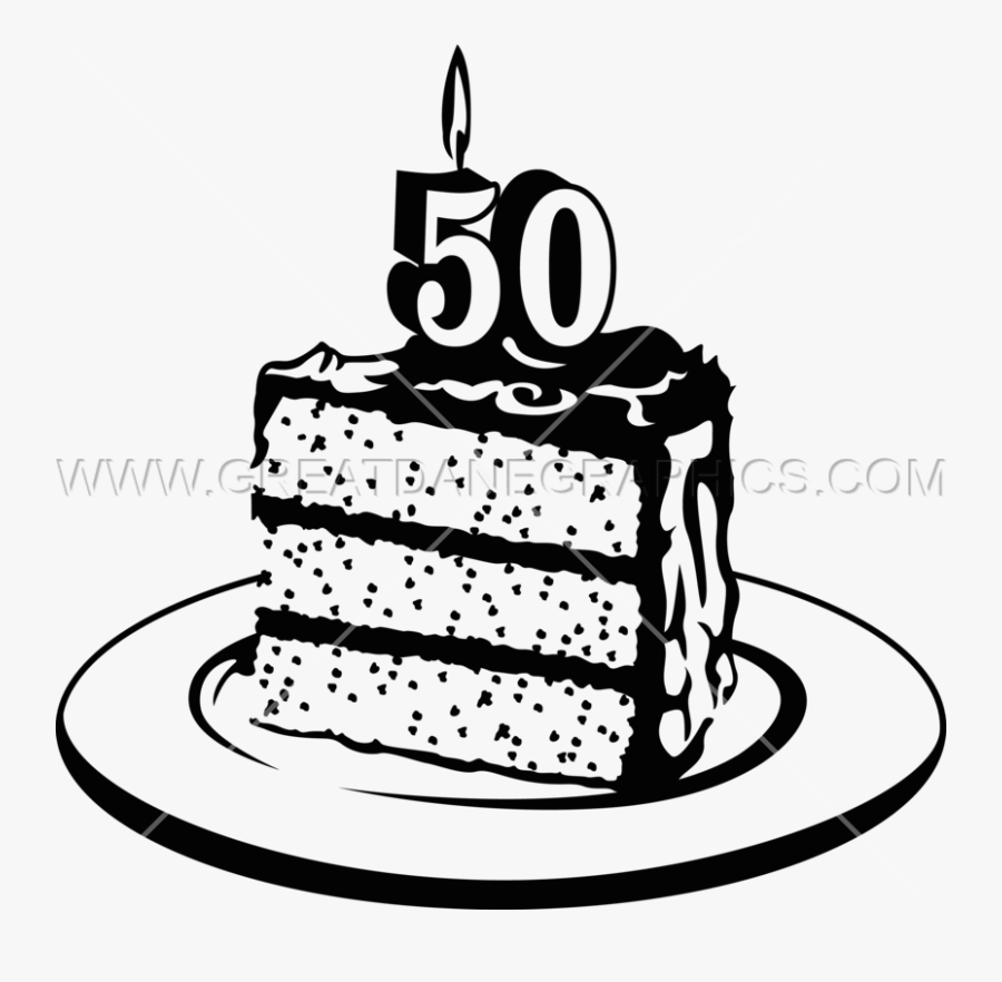 50th Birthday Cake Png, Transparent Clipart