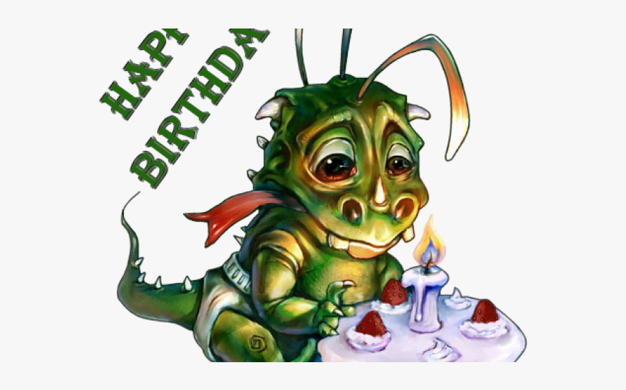 Happy Birthday Clipart Dragon - Happy Birthday Son Gif Funny, Transparent Clipart