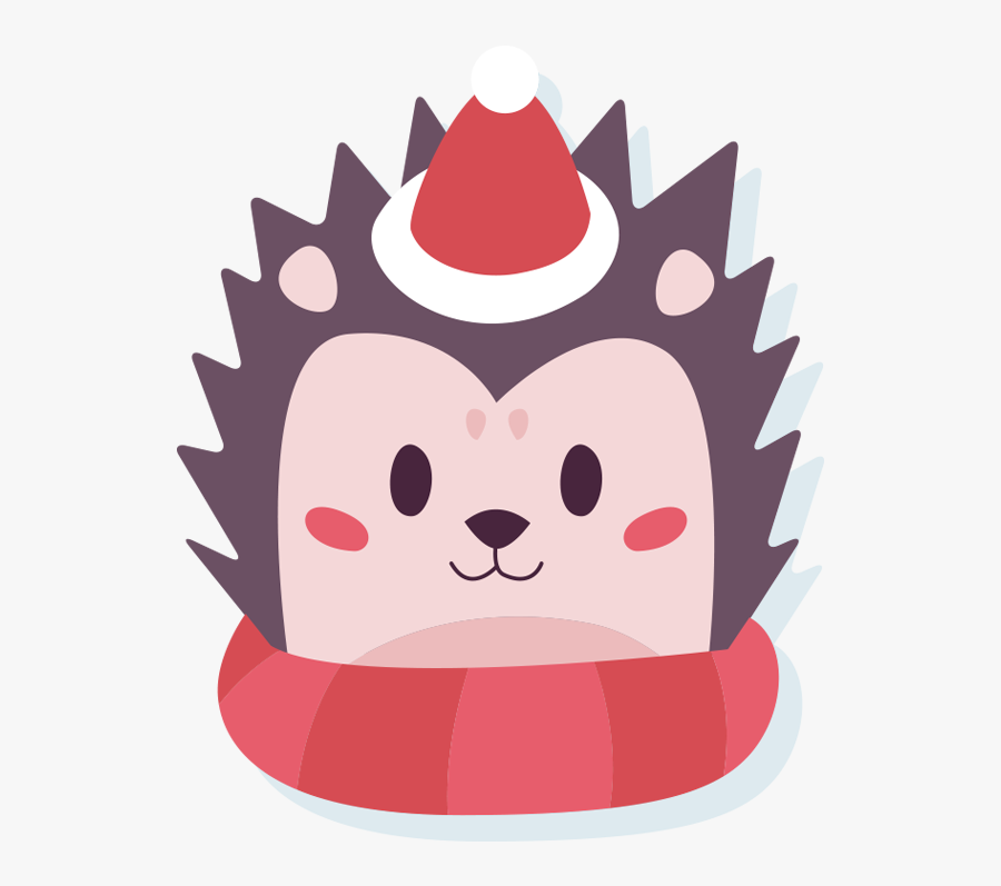 Animal With Winter Accessories, Transparent Clipart