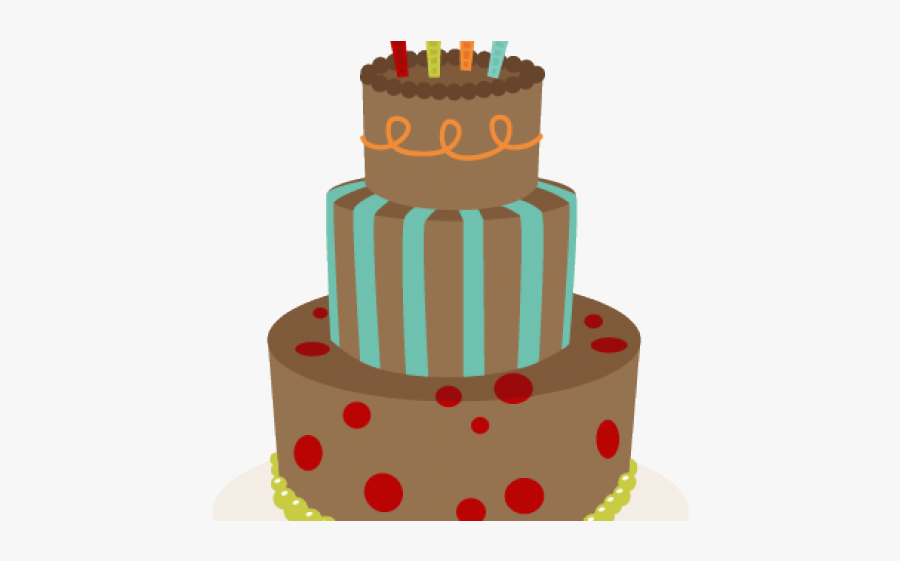 Birthday Cake Clipart Supply - Cake For Scrapbook, Transparent Clipart