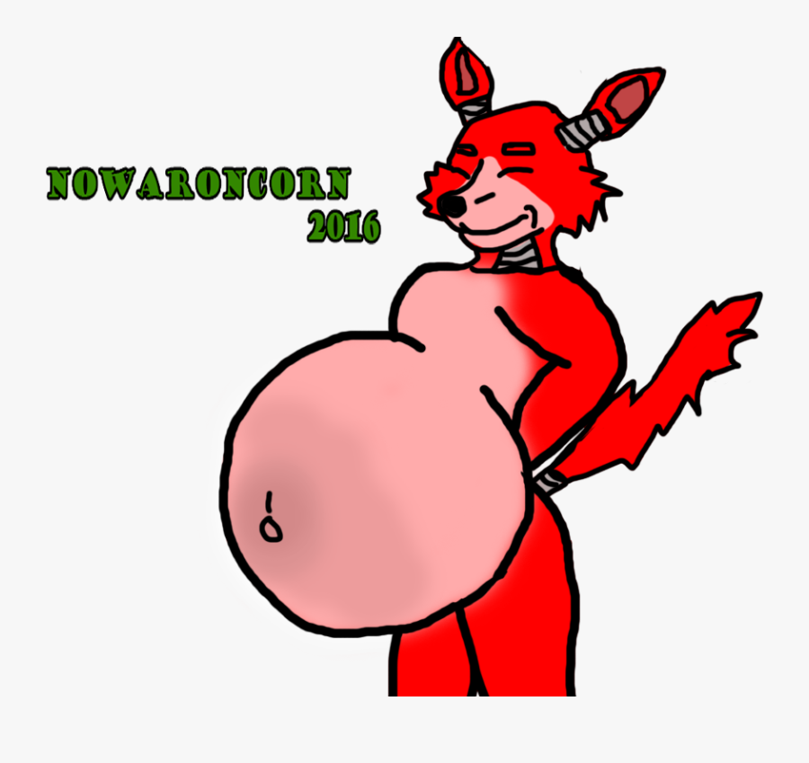 Pregnant Foxy - Foxy Mpreg, Transparent Clipart