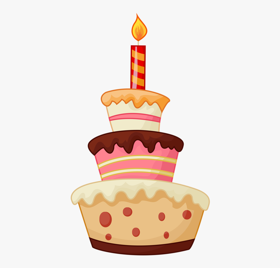 Clipart Cookies Birthday Cake - Happy Birthday Cake Vector Png, Transparent Clipart