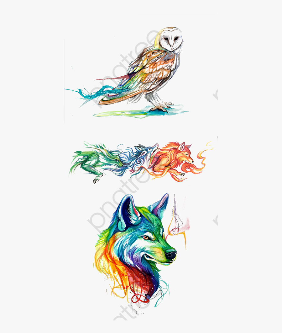 Watercolor Clipart Animals - رسم بحيوانات الوان مائية, Transparent Clipart