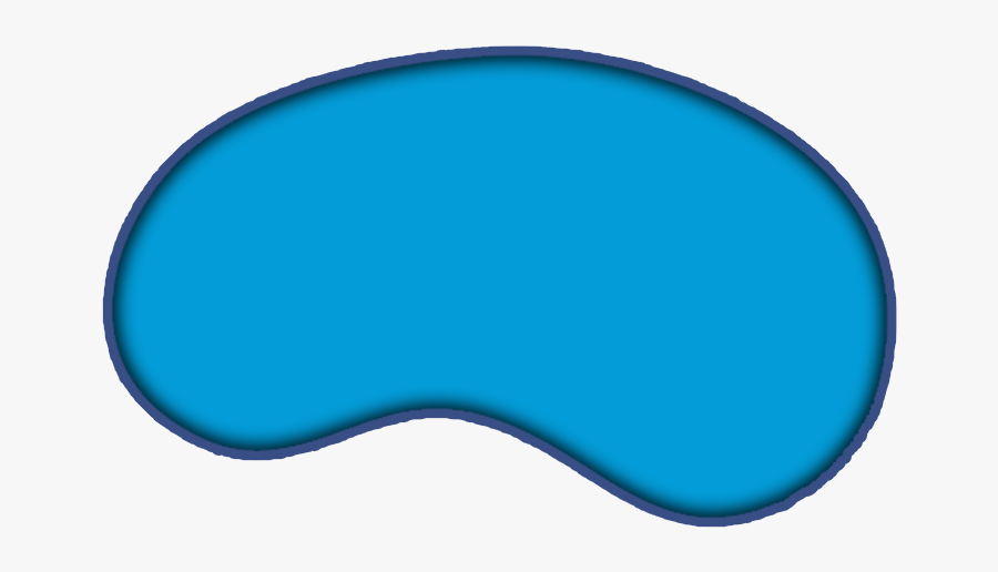 Kidney Shaped Pool - Circle, Transparent Clipart