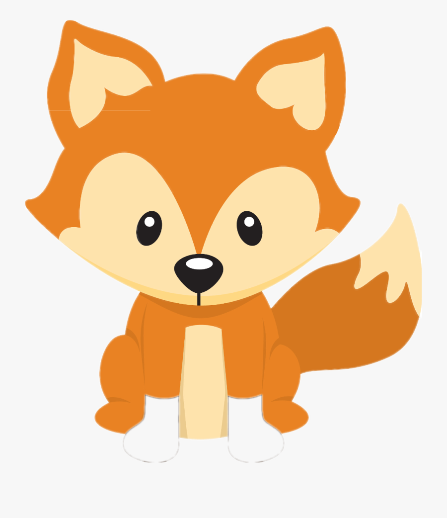 Fox Wildanimals Animals Freetoedit - Clipart Baby Woodland Animals, Transparent Clipart