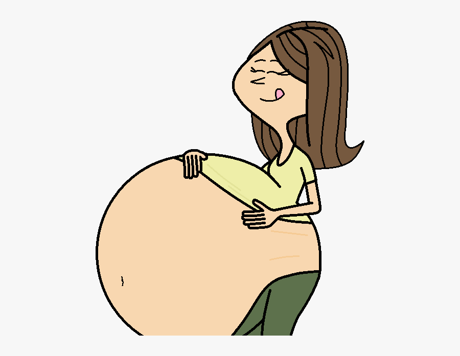 Pregnant Woman Clipart Lady - Kick Buttowski Pregnant Lady, Transparent Clipart