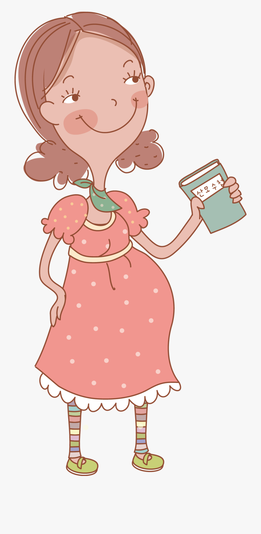 Transparent Pregnant Clipart - Pregnant Girl Characters, Transparent Clipart