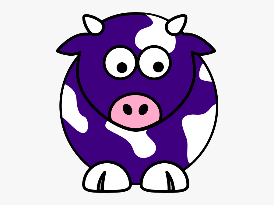 Cow Clipart Black And White Face, Transparent Clipart