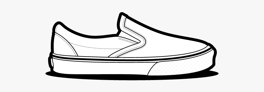 Pool Clipart Kidney Bean - Slip On Vans Drawing, Transparent Clipart