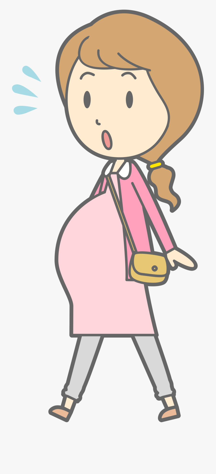 Mother To Be Big - Pregnant Clipart Hd Png, Transparent Clipart