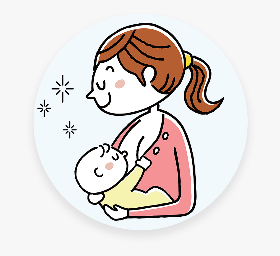 Prenatal Group Care Information - Mom And Baby Cartoon Png, Transparent Clipart
