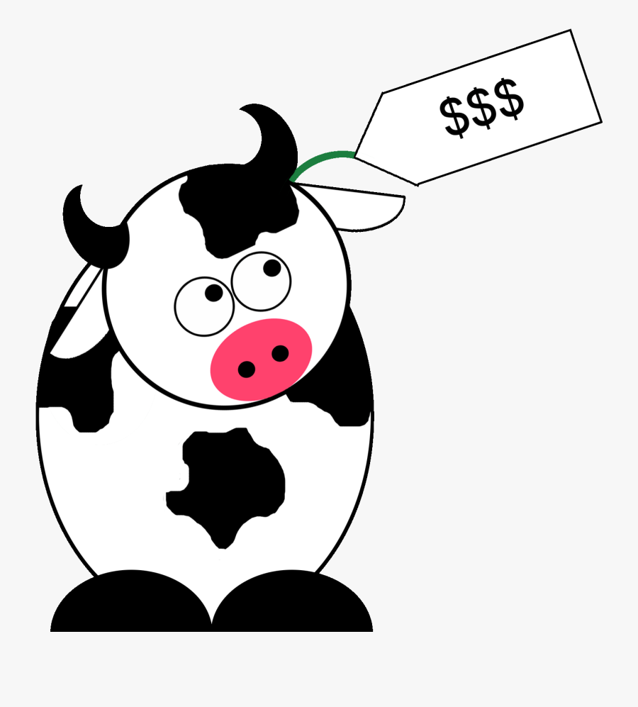 Gas Clipart Cow - Cow Watching Tv Cartoon, Transparent Clipart