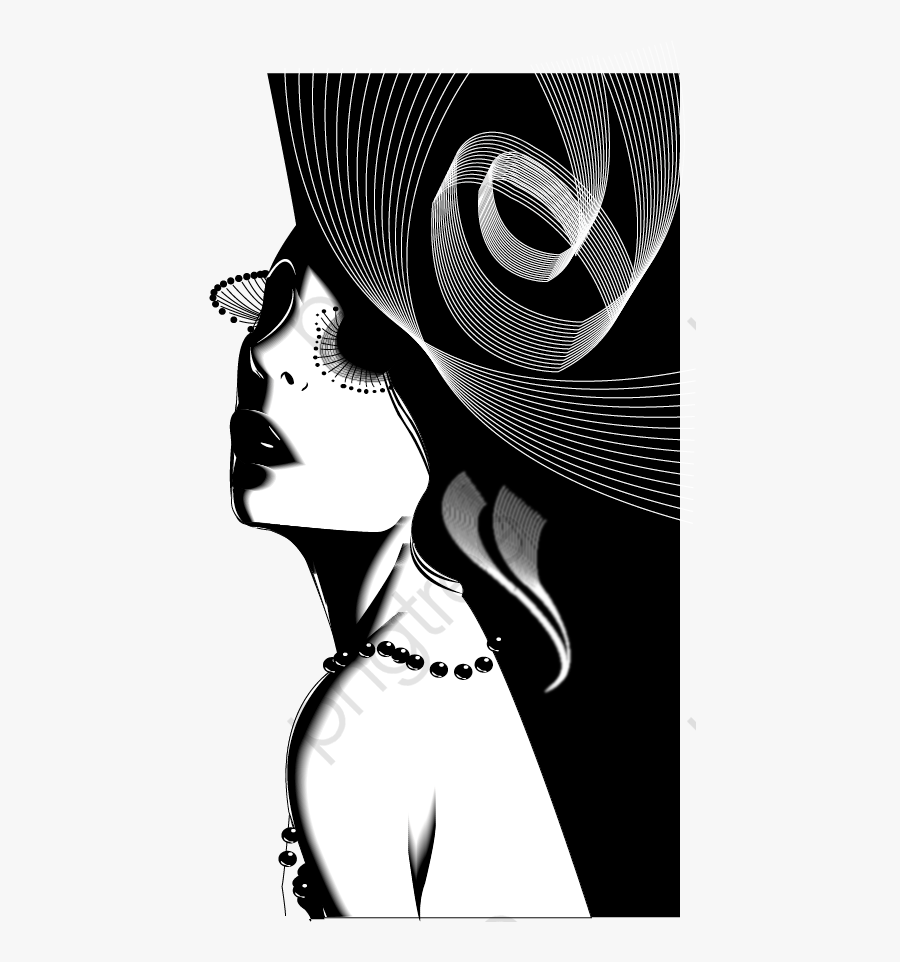 Silhouettes Urban Women - Illustration, Transparent Clipart
