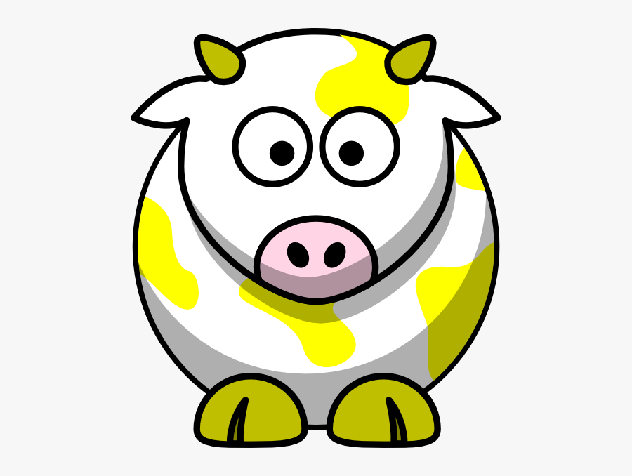 Yellow Cow Svg Clip Arts - Clipart Yellow Cow, Transparent Clipart