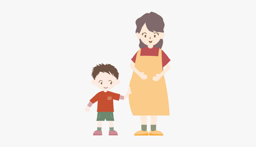 妊婦 子供 イラスト, Transparent Clipart