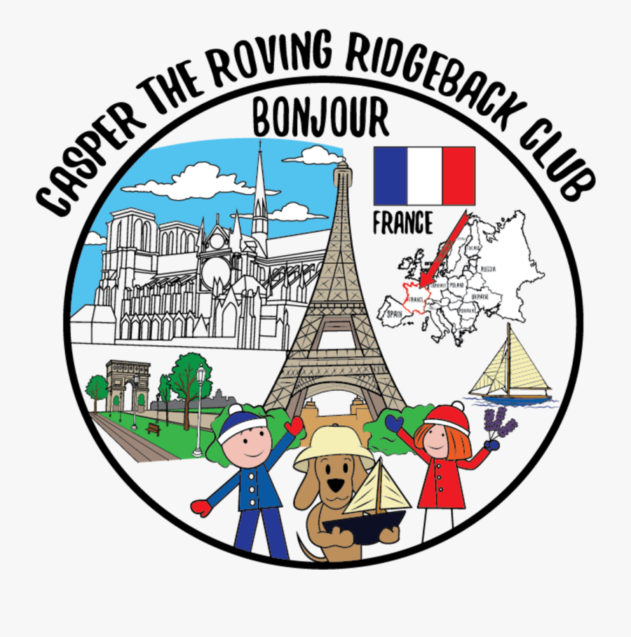 Facts About France - Notre Dame Coloring Pages, Transparent Clipart