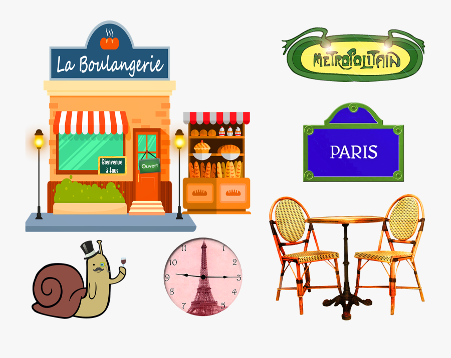 Bienvenue Clipart French Word - Bakery French Cartoon, Transparent Clipart