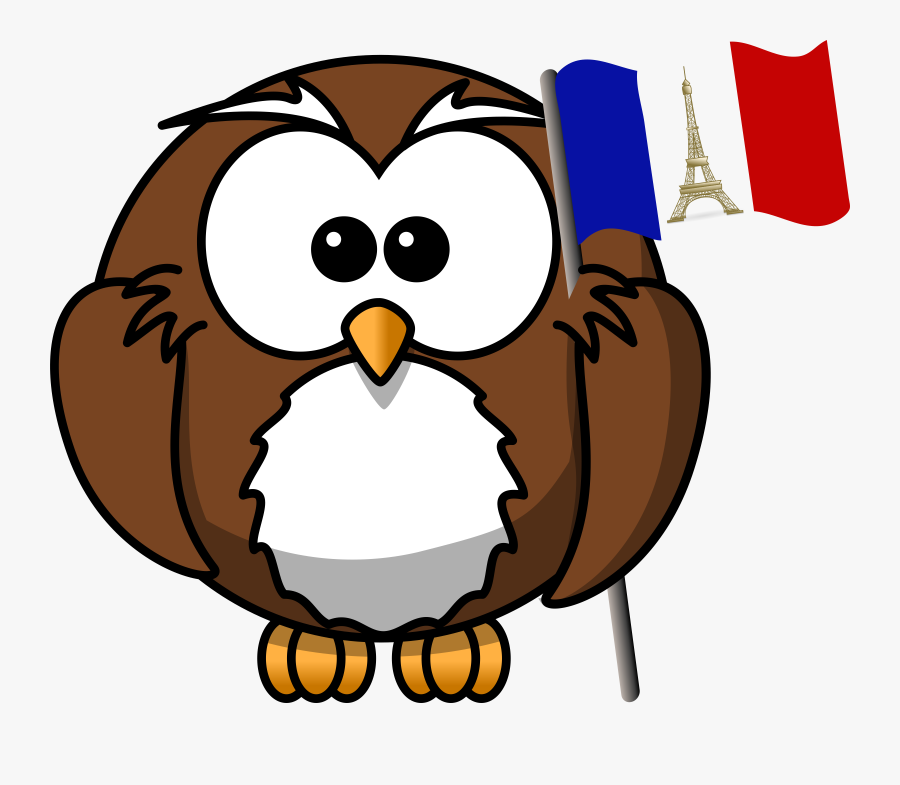 France Clipart Cartoon - Cartoon Owl, Transparent Clipart