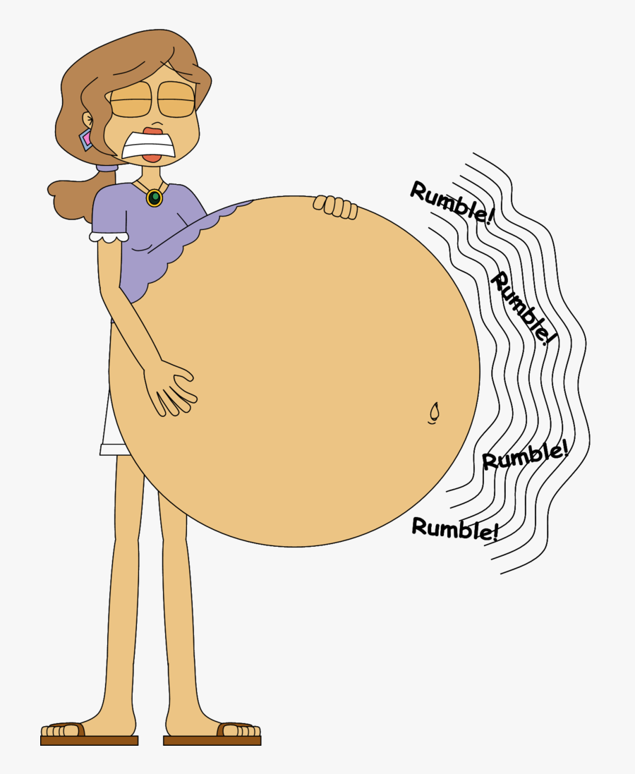 Transparent Belly Clipart - Cartoon, Transparent Clipart