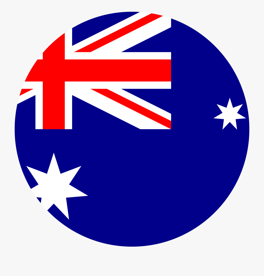 Of Flag Australia National France Free Hd Image Clipart - Australia Flag Circle Png, Transparent Clipart