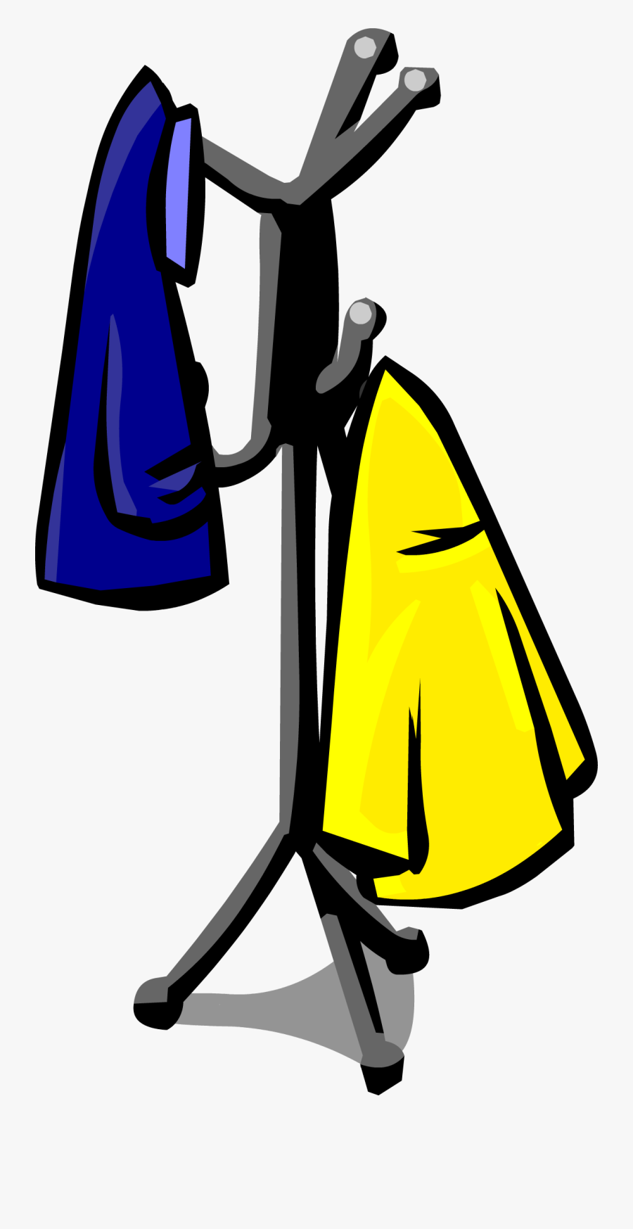 Clip Art Clothes Banner Library - Transparent Coat Hanger Clipart, Transparent Clipart