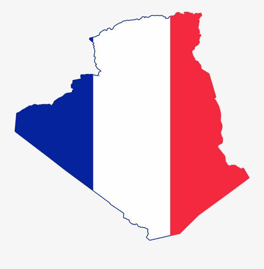 France Flag Png Hd - Flag Map Of Algeria, Transparent Clipart