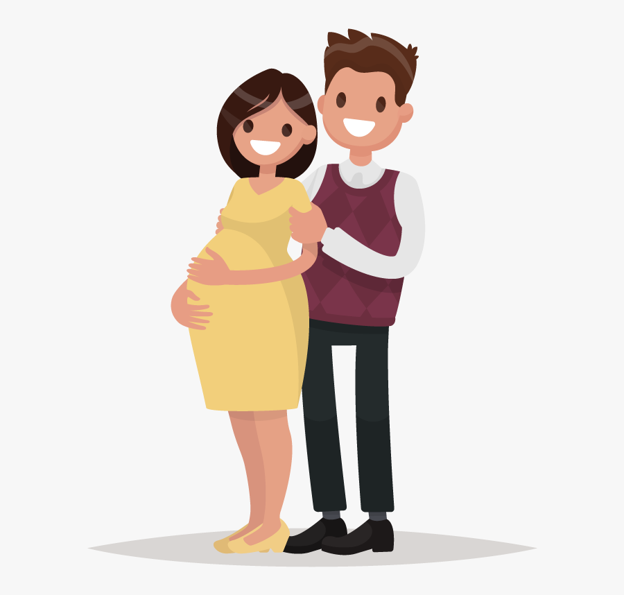 That"s Where Parent Step By Step Comes In Parent Step - Pregnant Lady Cartoon Png, Transparent Clipart