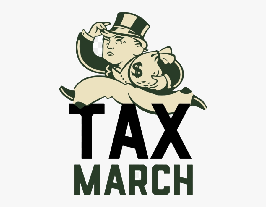 March Tax San Francisco Today Clipart Transparent Png - Tax March San Diego, Transparent Clipart